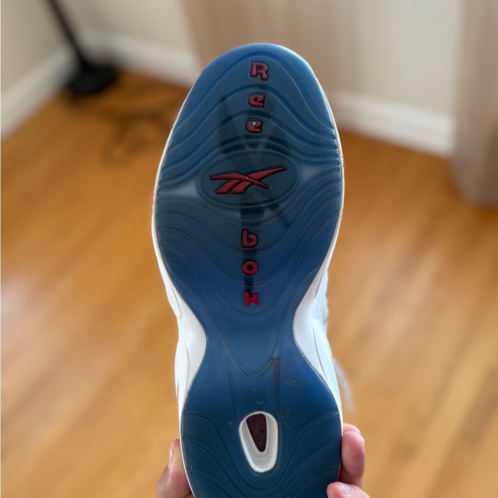 Reebok White and Navy Athletic Shoes